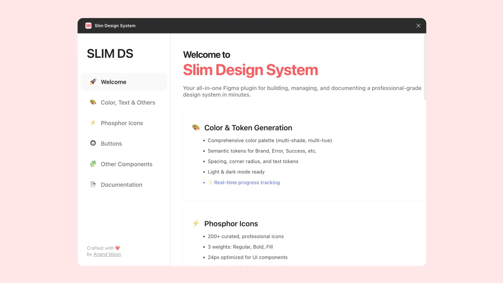 Slim Design System Figma plugin